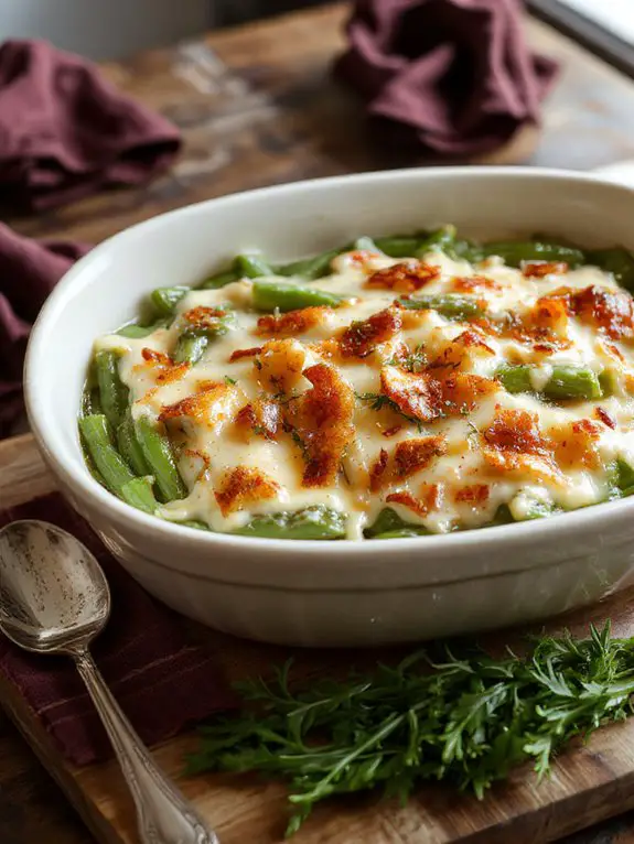creamy holiday green beans