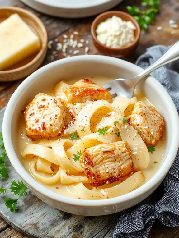 creamy italian pasta dish