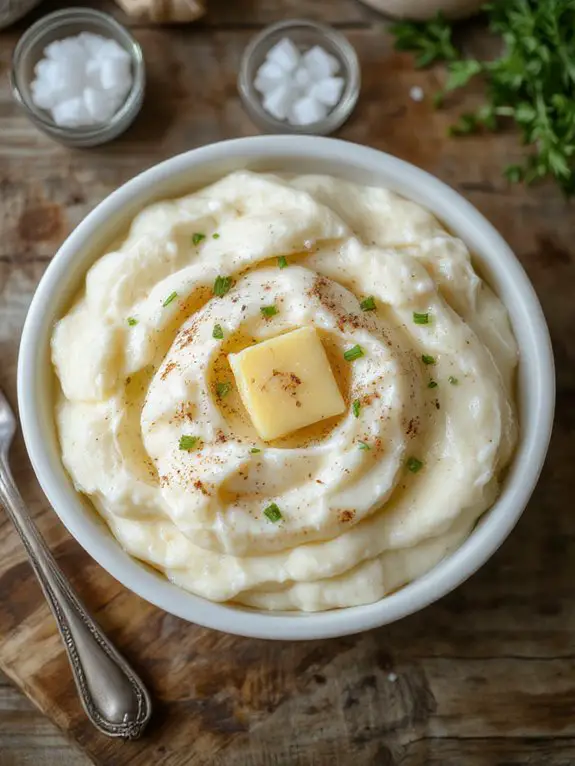creamy potato ricer texture