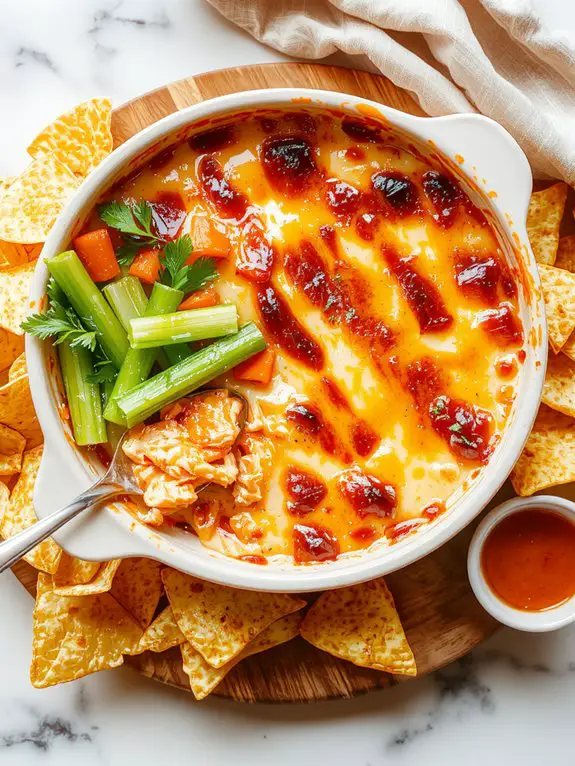creamy spicy chicken dip