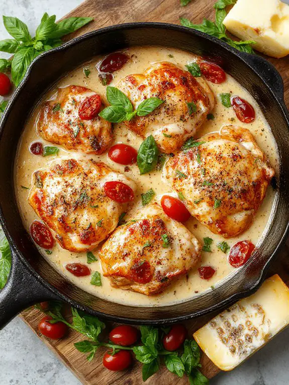 creamy sun drenched chicken