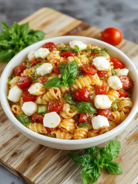 creamy tangy pasta salad