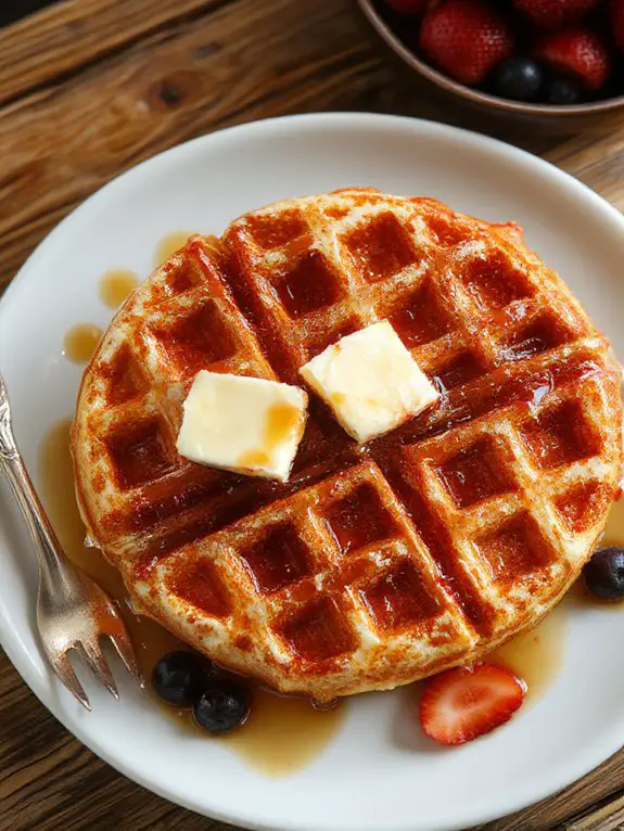 crispy fluffy freezer friendly waffles