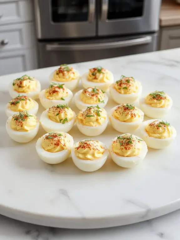 elevating egg appetizers