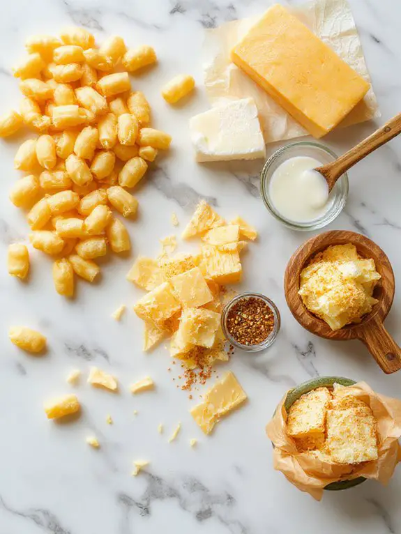 essential cheese pasta ingredients