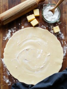 flaky butter based crust