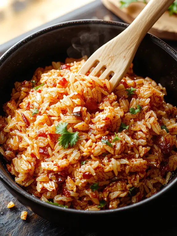flavorful mexican rice dish