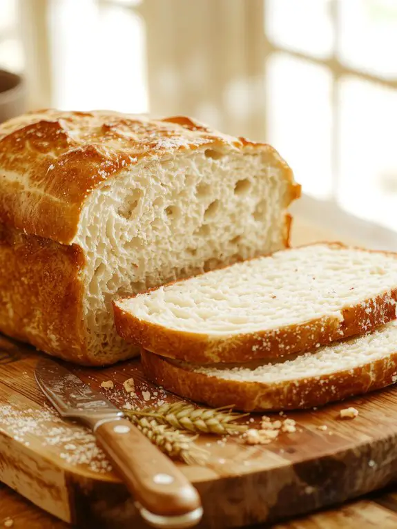 flour water yeast salt