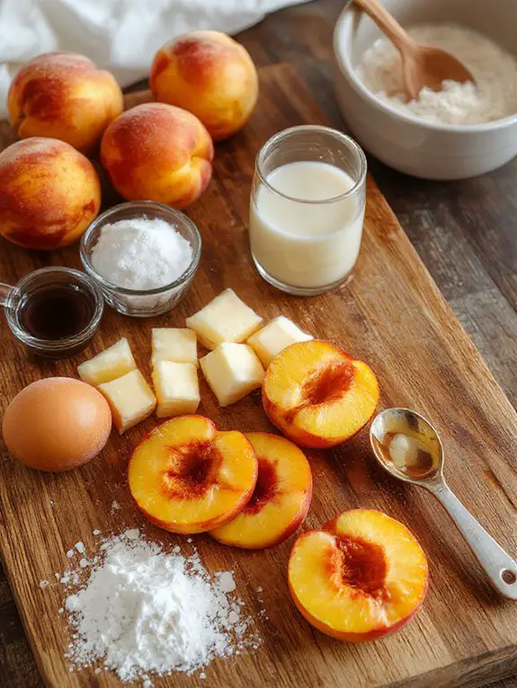 fresh peaches perfect cobbler