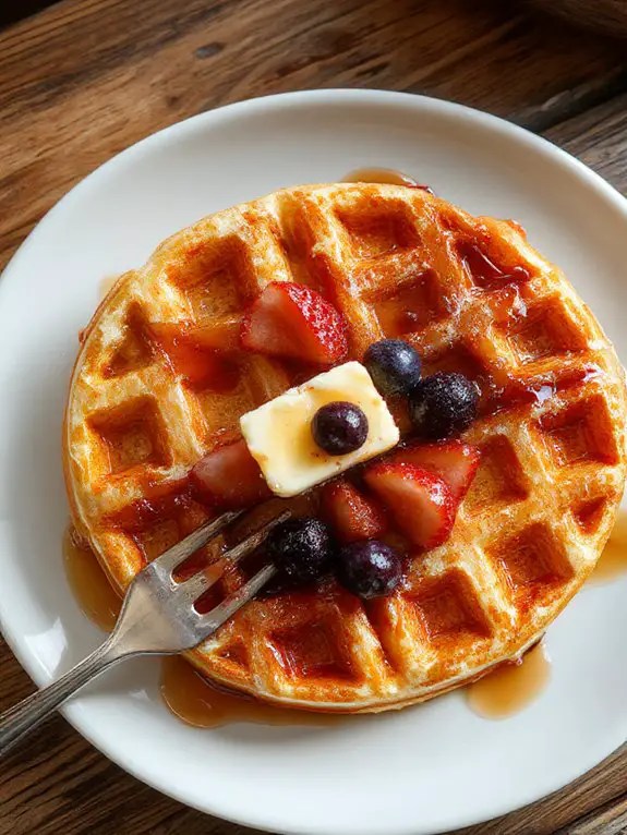 perfect crispy fluffy waffles