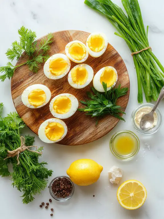 perfect egg salad ingredients