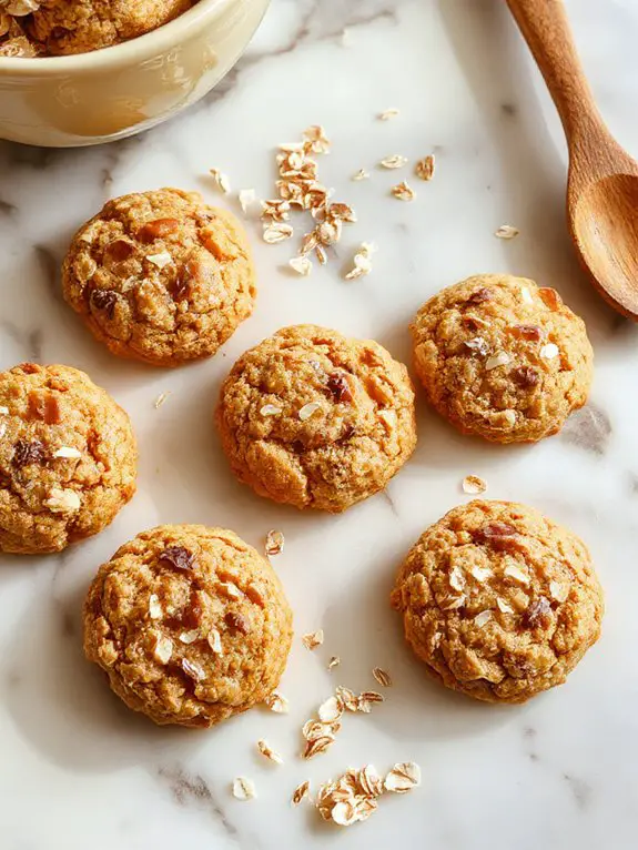 perfectly chewy oatmeal cookies