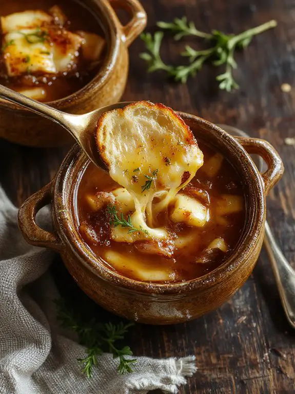 slow caramelized onion soup