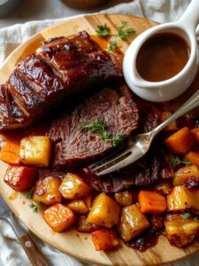 slow cooked beef dish