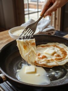 thin pancake delicacy creation