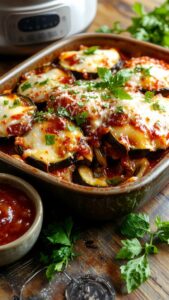 cheesy italian eggplant dish