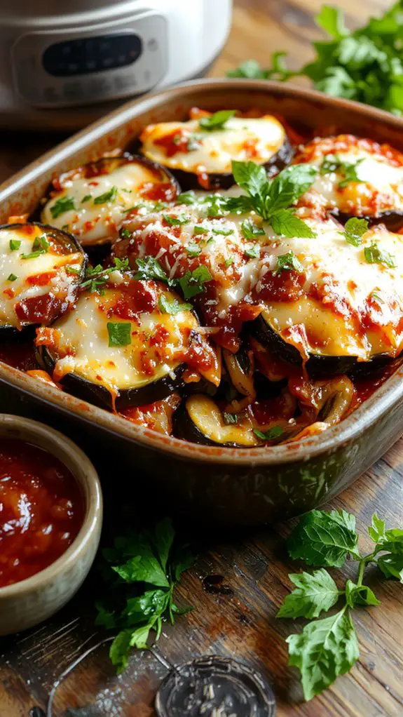 cheesy italian eggplant dish