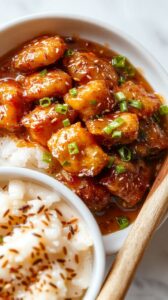 citrusy sweet chicken dish