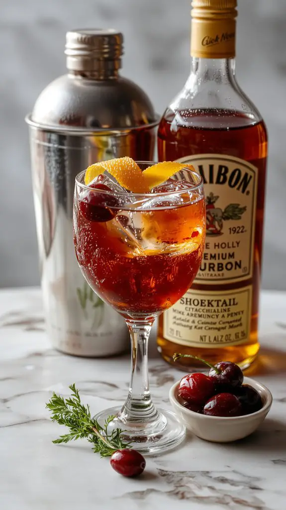 classic manhattan cocktail creation