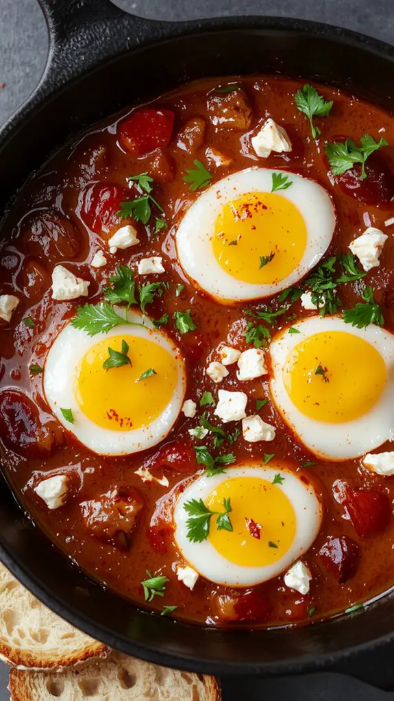 crack simmer garnish serve