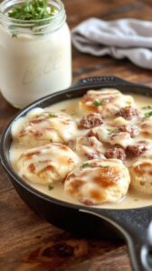 creamy breakfast sausage sauce