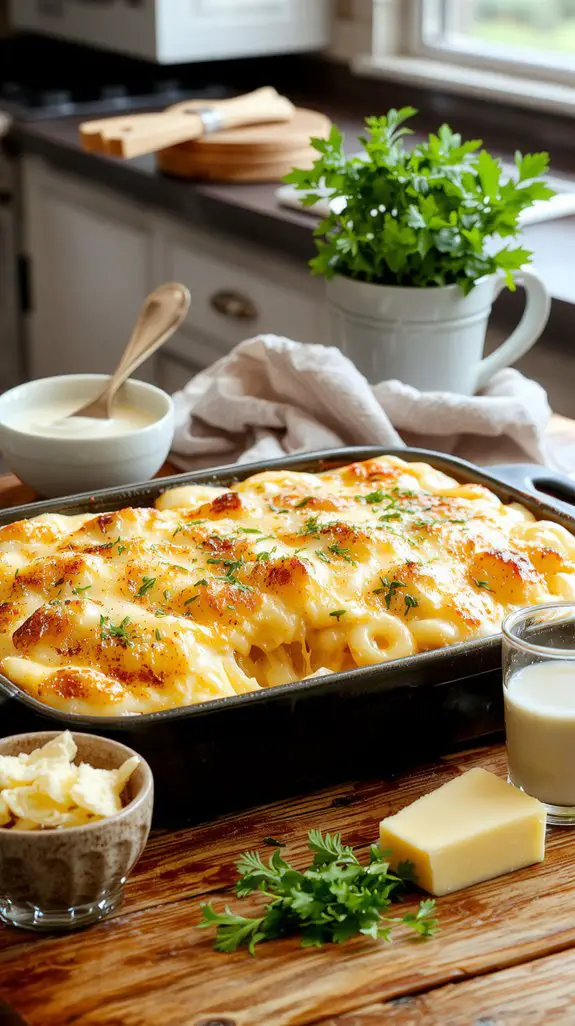 creamy cheesy pasta perfection