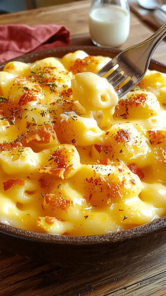 creamy cheesy pasta perfection