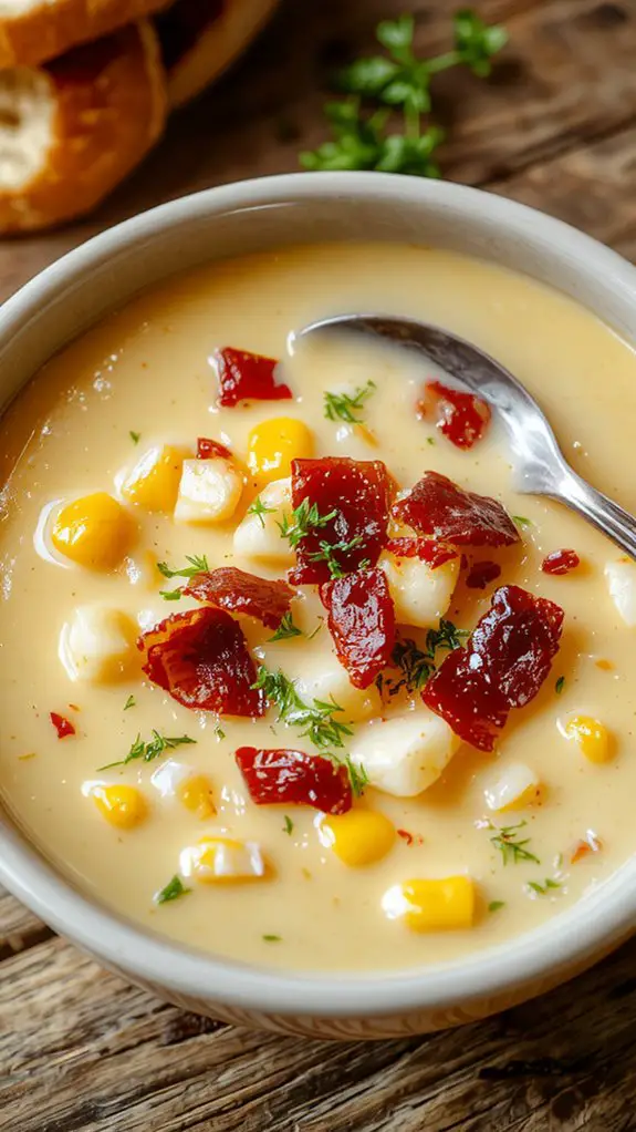 creamy corn chowder delight