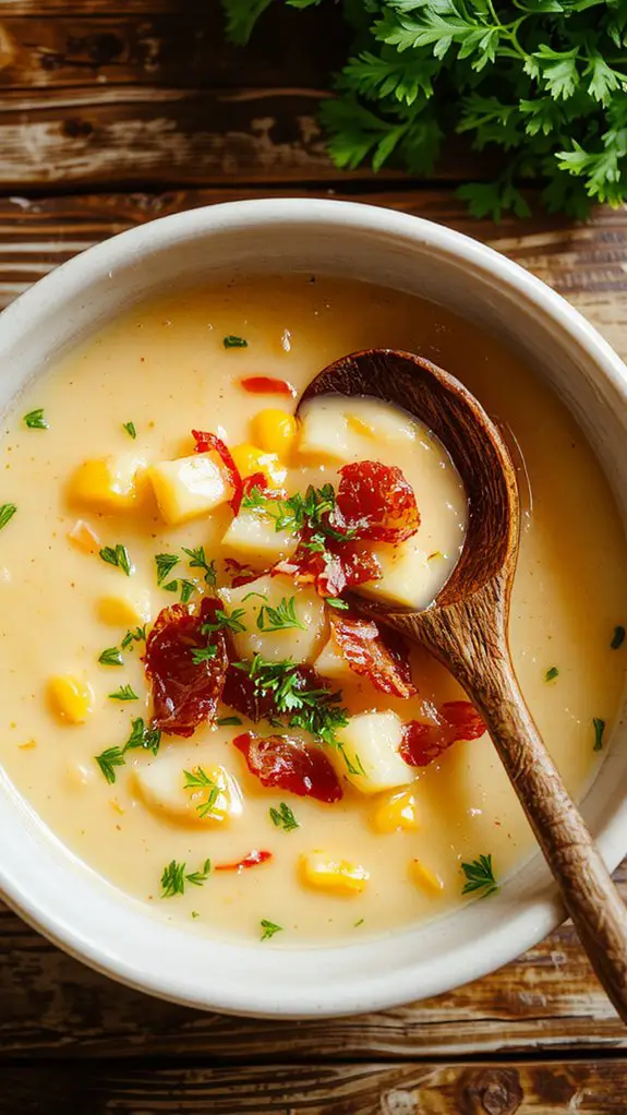 creamy corn chowder recipe