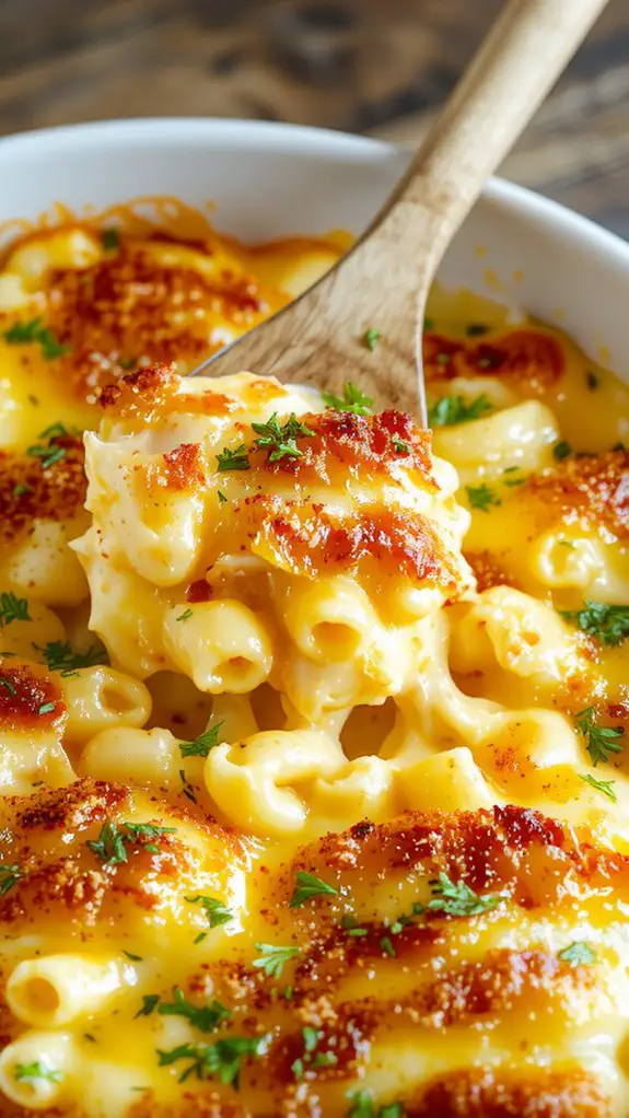 creamy homemade cheese pasta