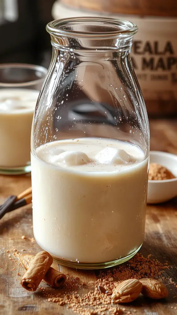 creamy rice cinnamon drink