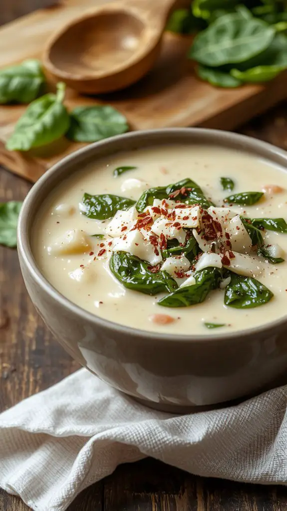 creamy seasoned spinach perfection