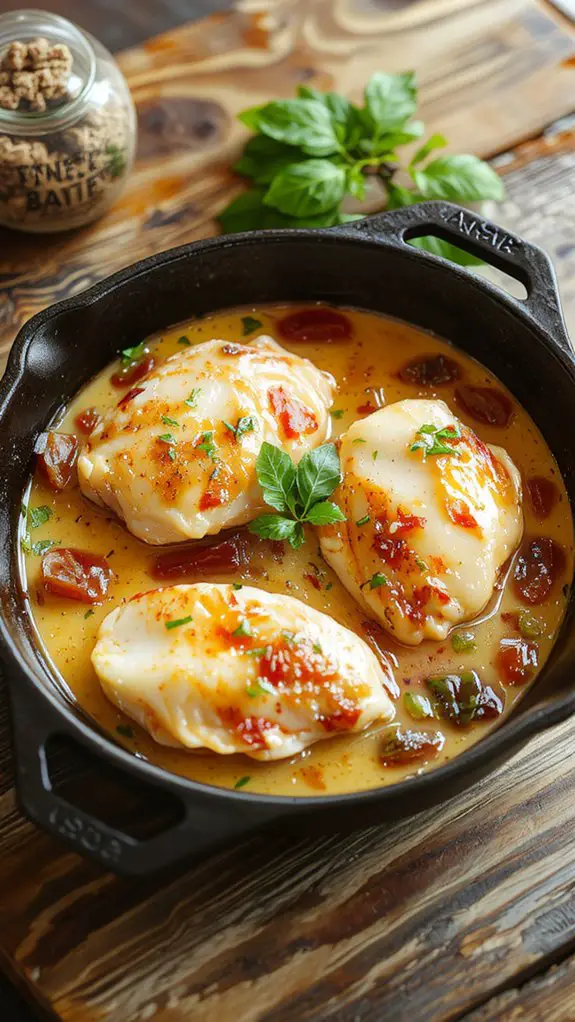 creamy sun dried tomato chicken