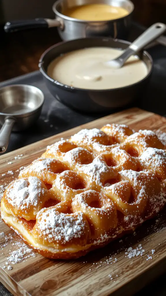 crispy fried dough dessert