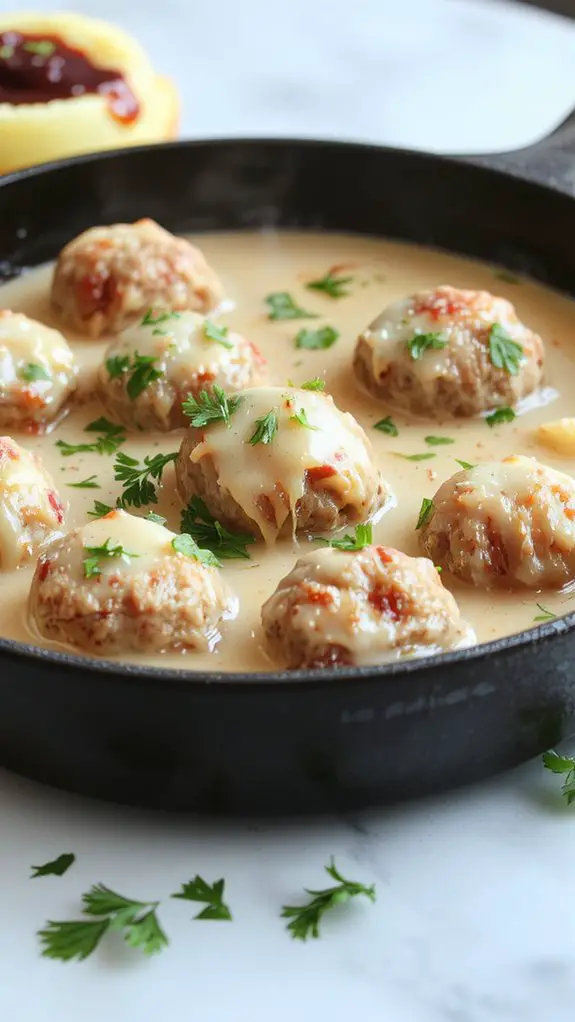 crispy golden brown meatballs