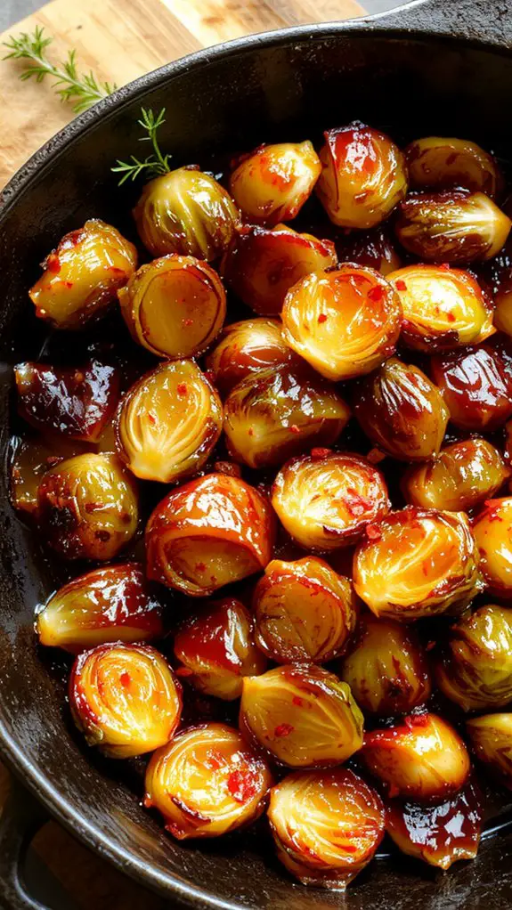 crispy roasted brussels sprouts