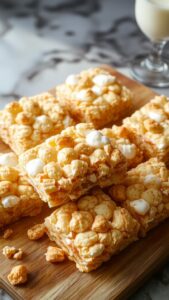 crispy sweet marshmallow squares
