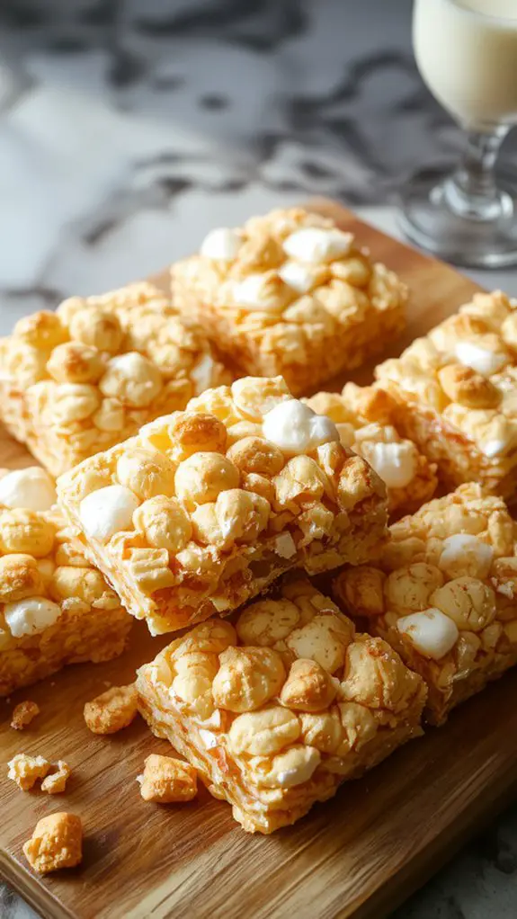 crispy sweet marshmallow squares