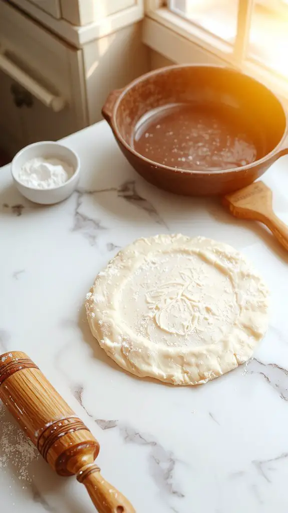 flaky sealed crimped edge