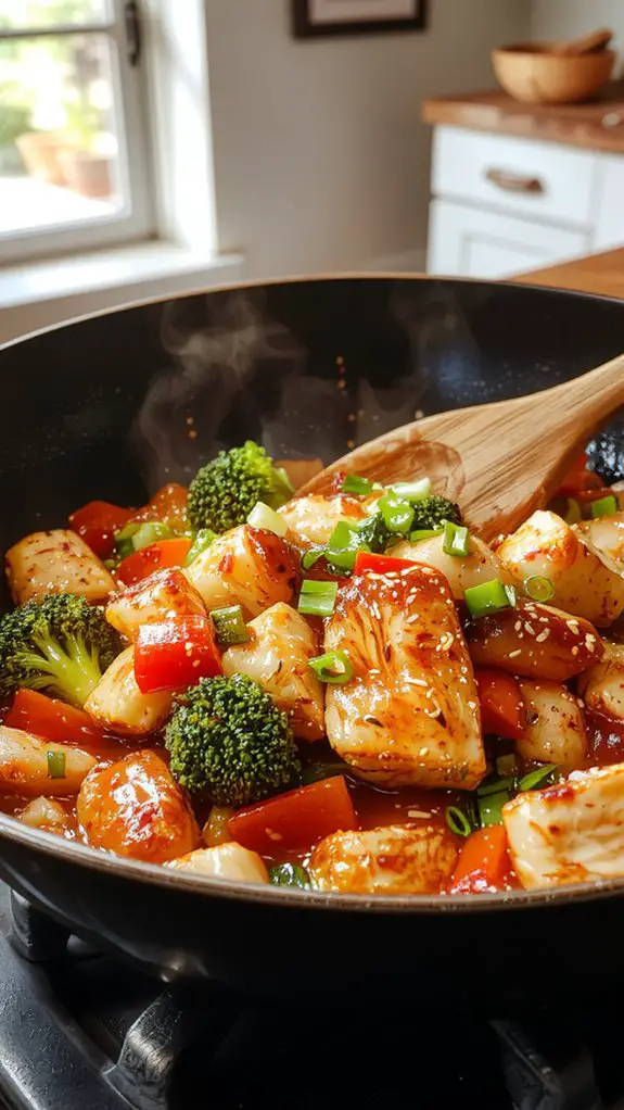 flavorful garlic ginger stir fry