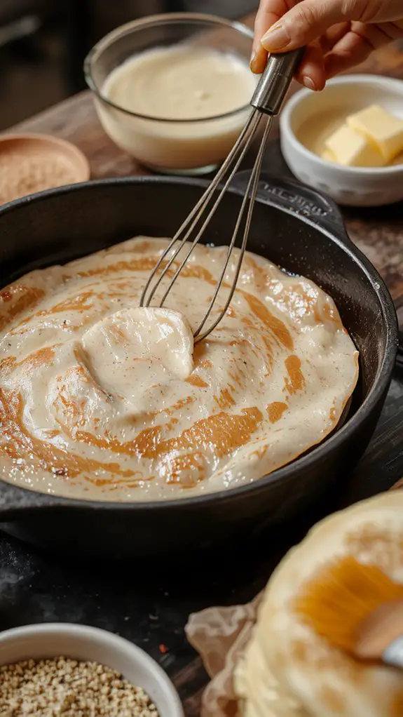 flip cook fill serve