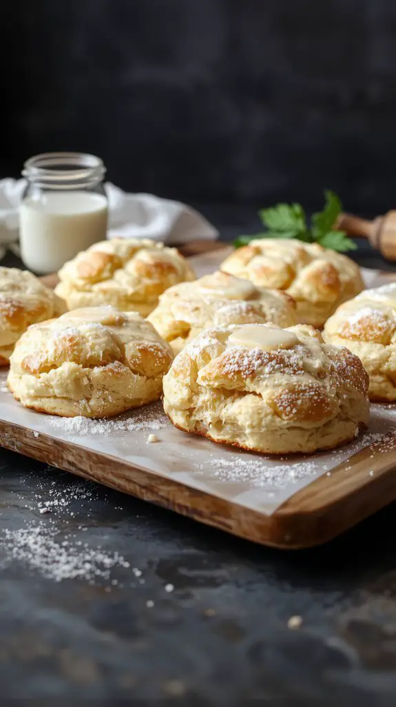 fluffy golden buttermilk biscuits