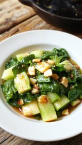 fresh garden bok choy