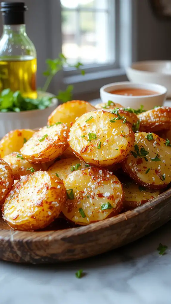 garnish with fresh herbs