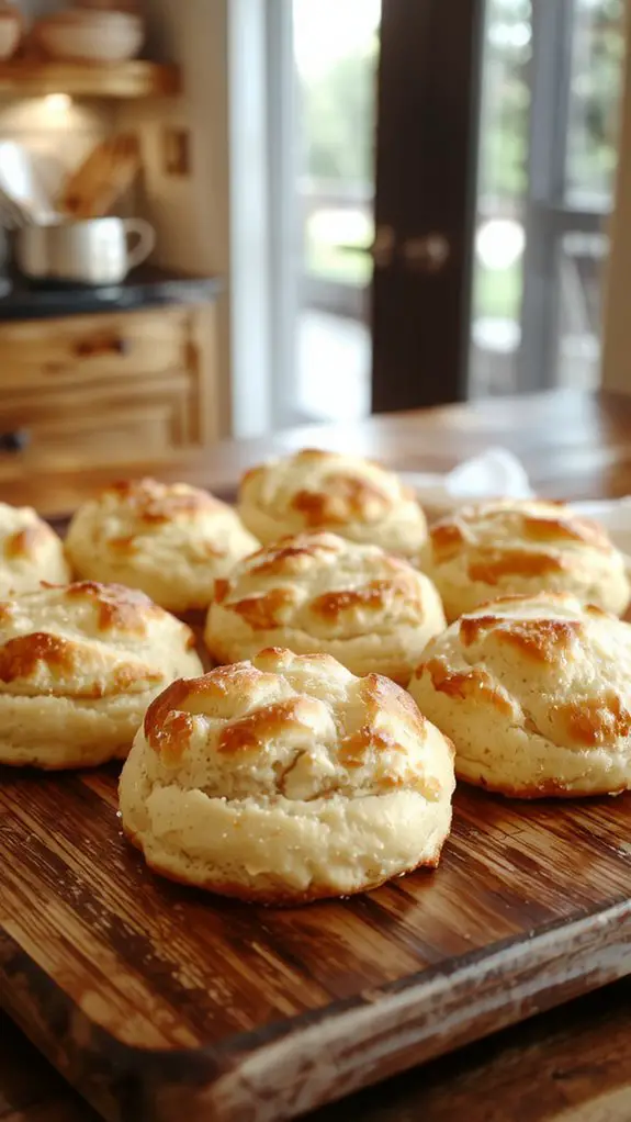 golden flaky biscuits layers