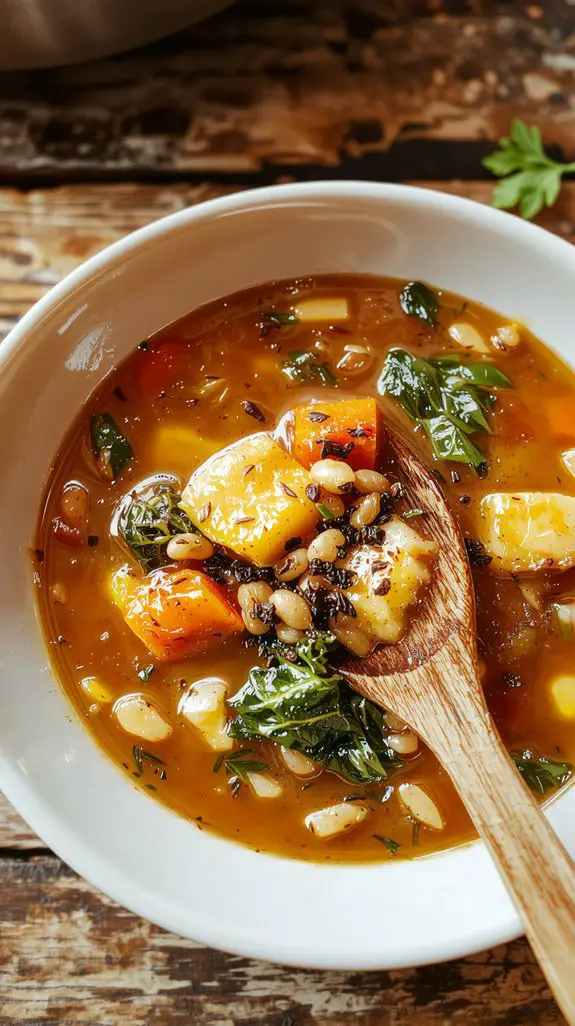 greens wilt flavors blend