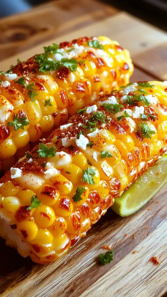 grill char coat sprinkle