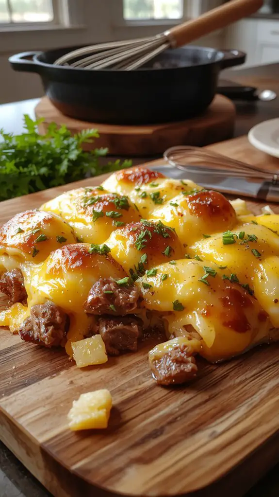 hearty morning dish prep