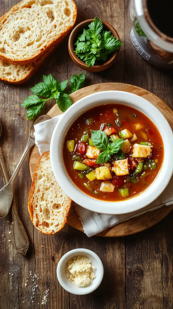 hearty vegetable italian soup