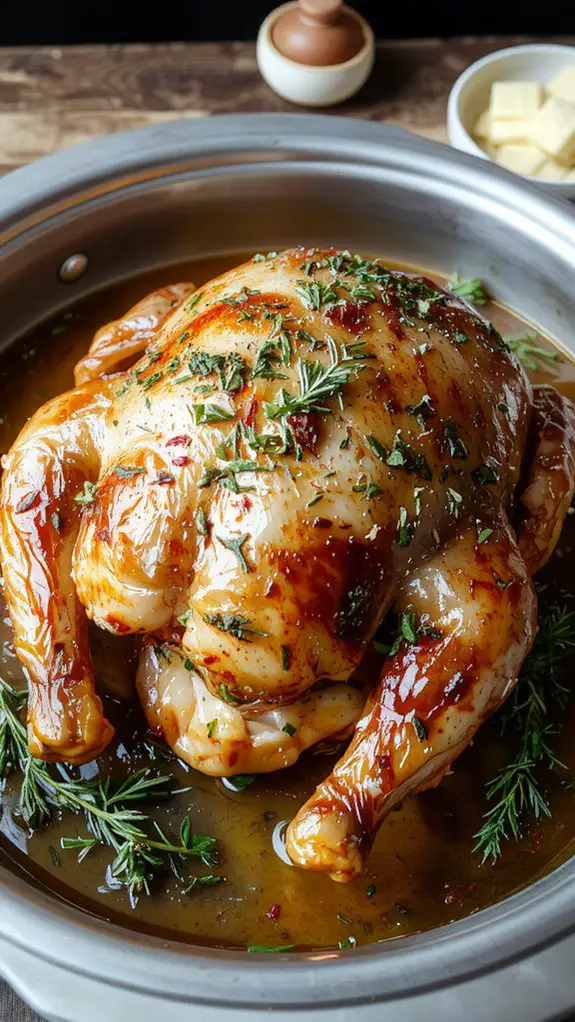 herb buttered roasted turkey